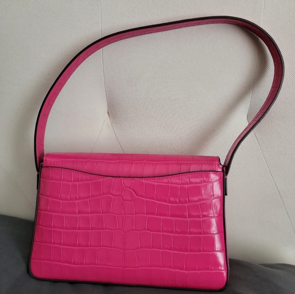 Kate Spade NWT Pink Croc Embossed - Picture 13 of 16